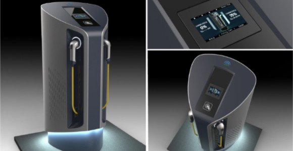 concept colonnina ricarica elettrica